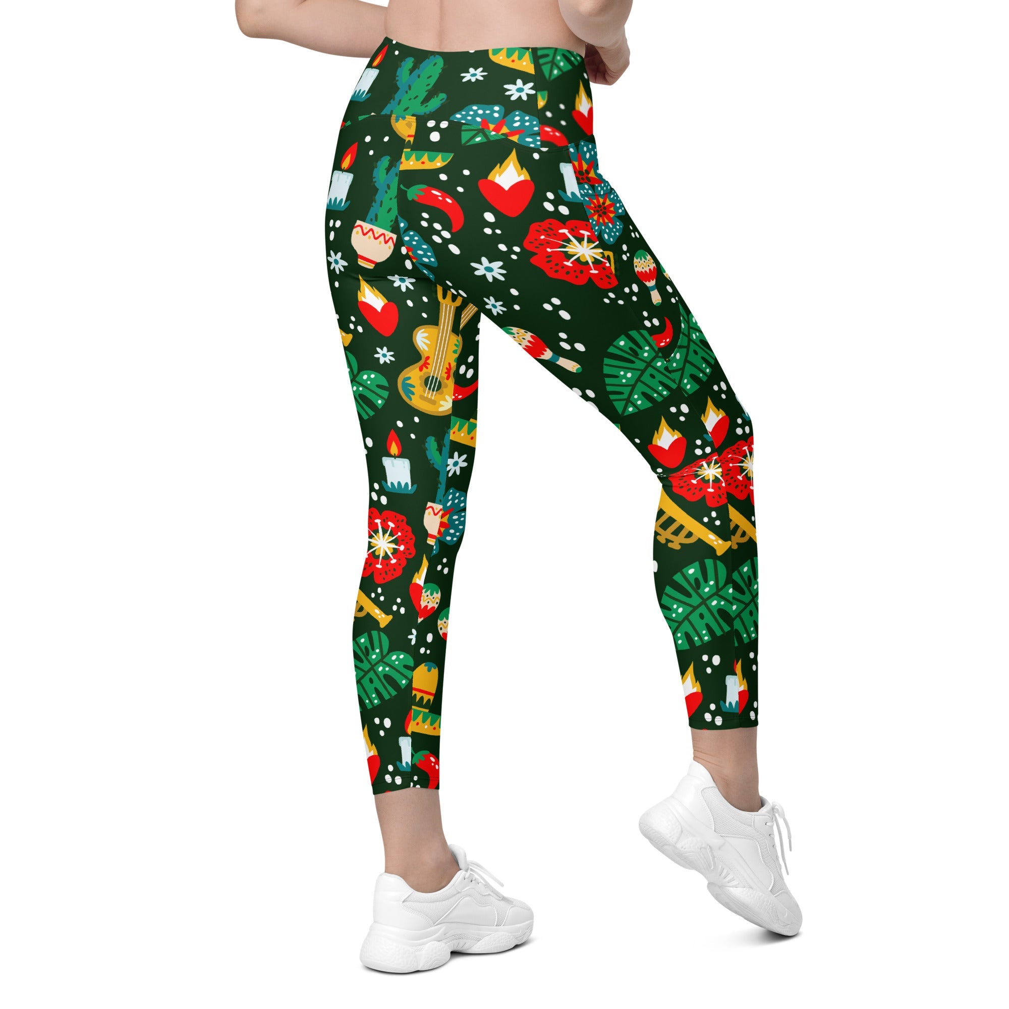 Cinco de Mayo Leggings With Pockets