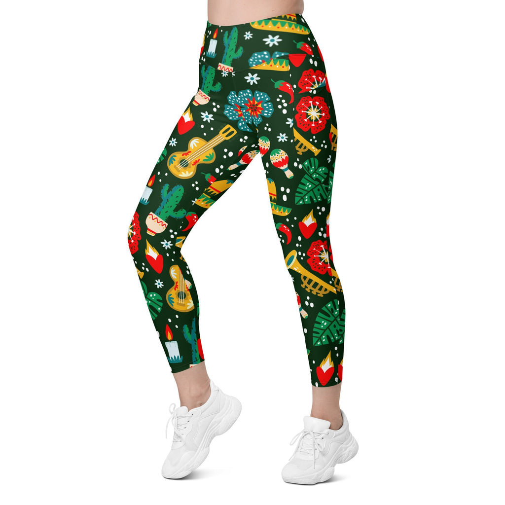 Cinco de Mayo Leggings With Pockets