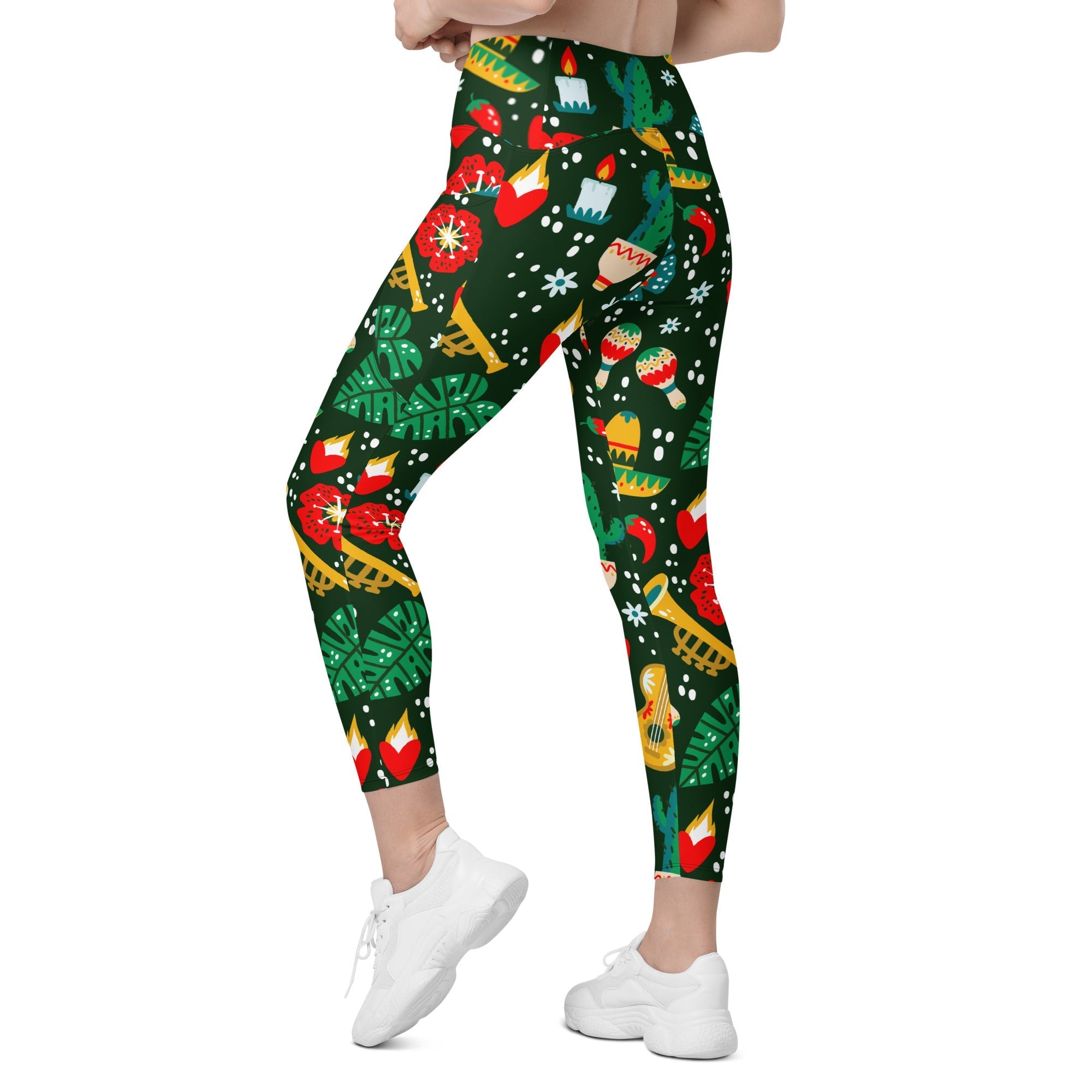 Cinco de Mayo Leggings With Pockets
