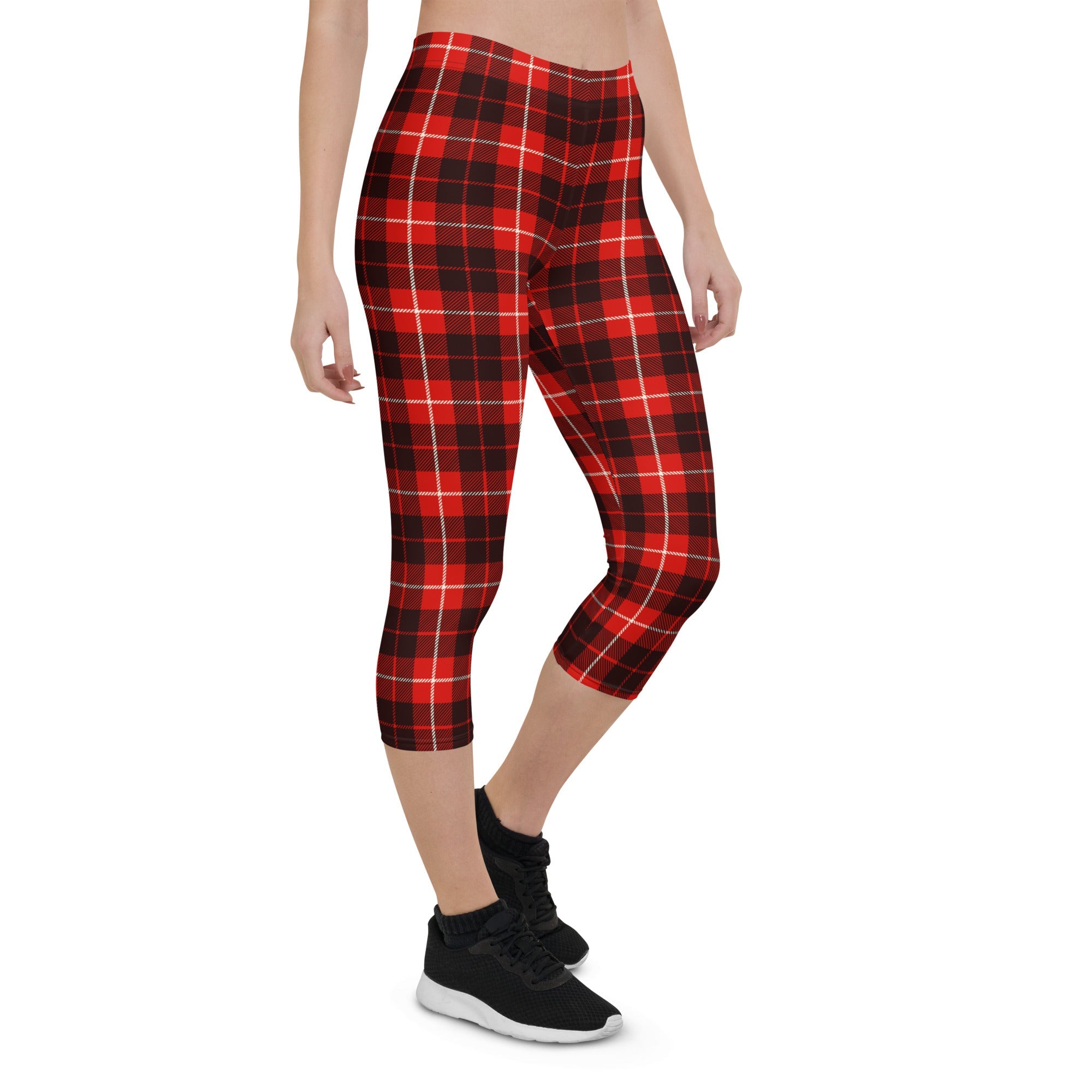 Classic Red Tartan Capris