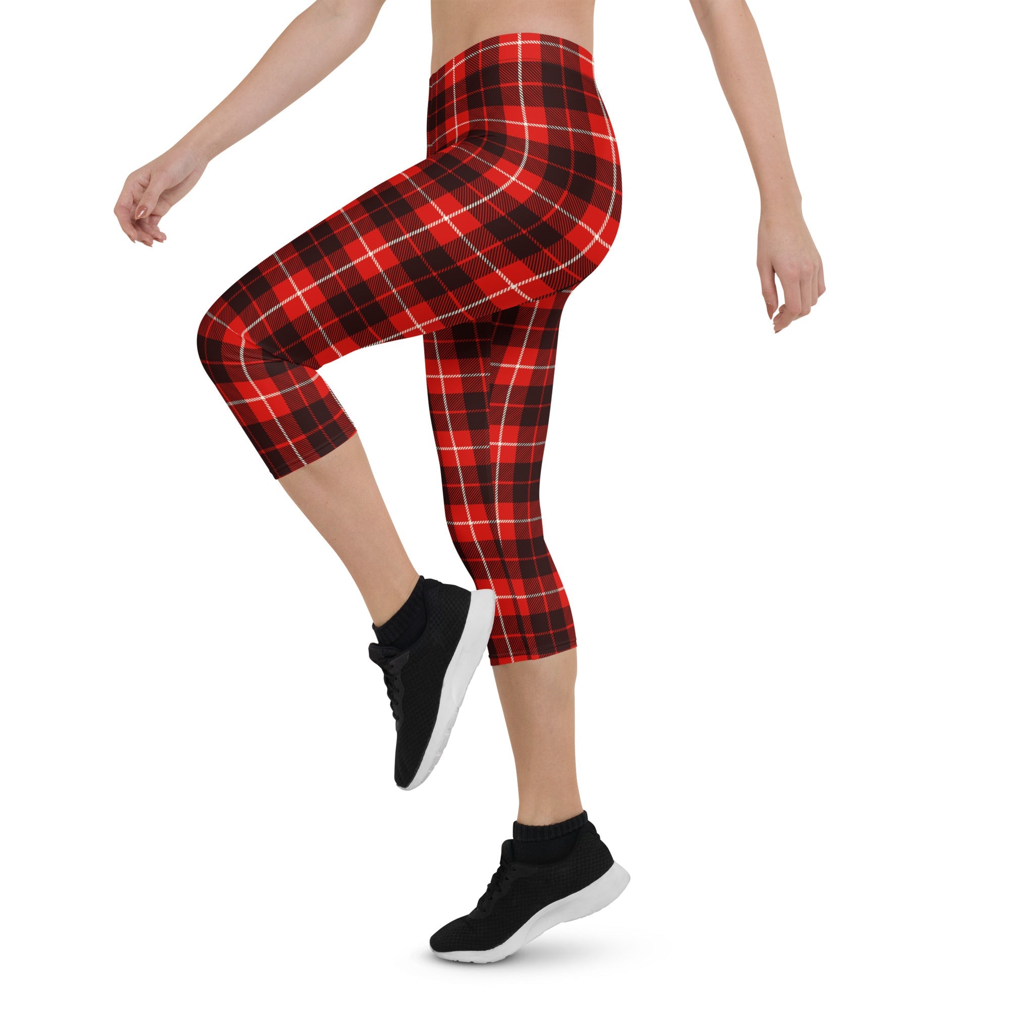 Classic Red Tartan Capris