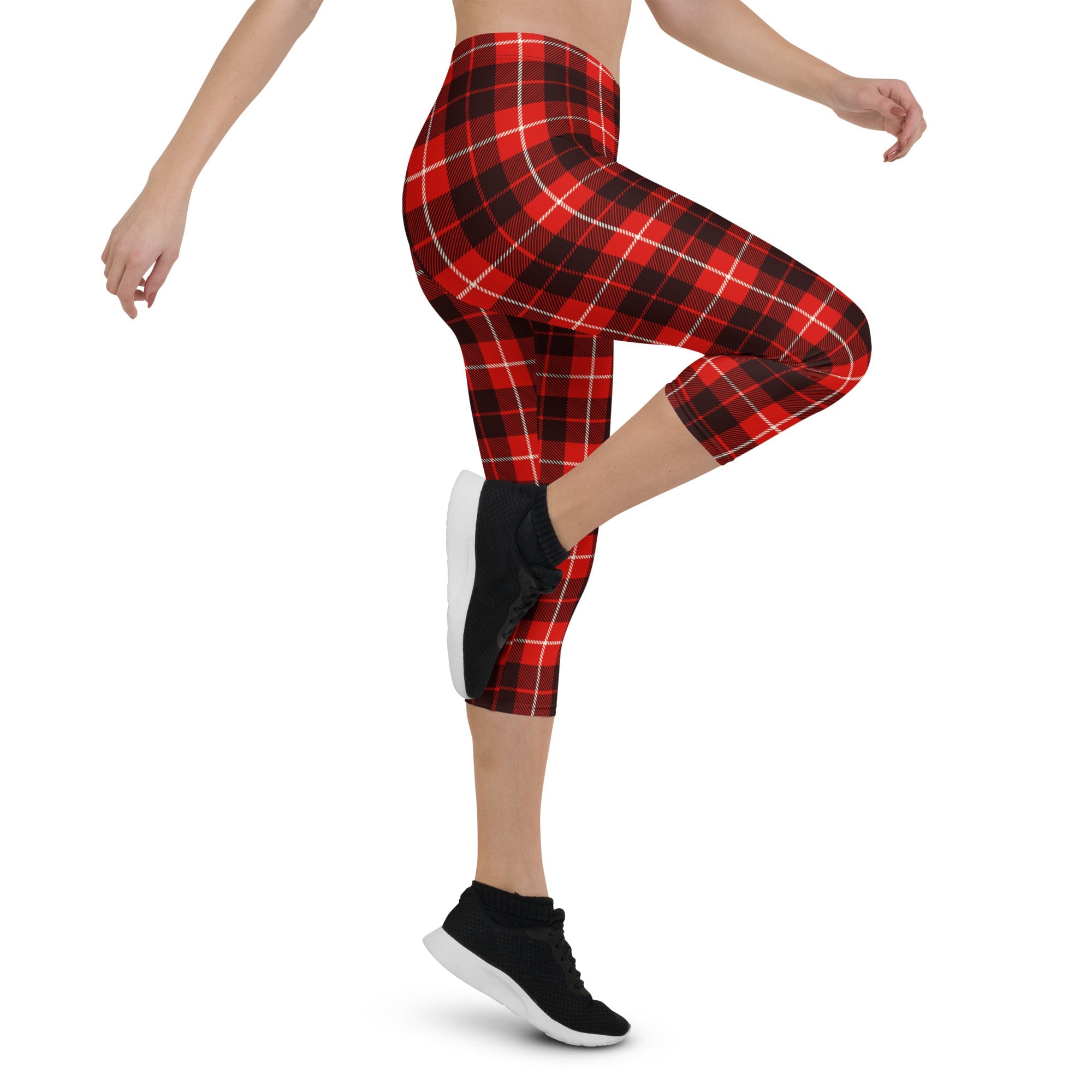 Classic Red Tartan Capris