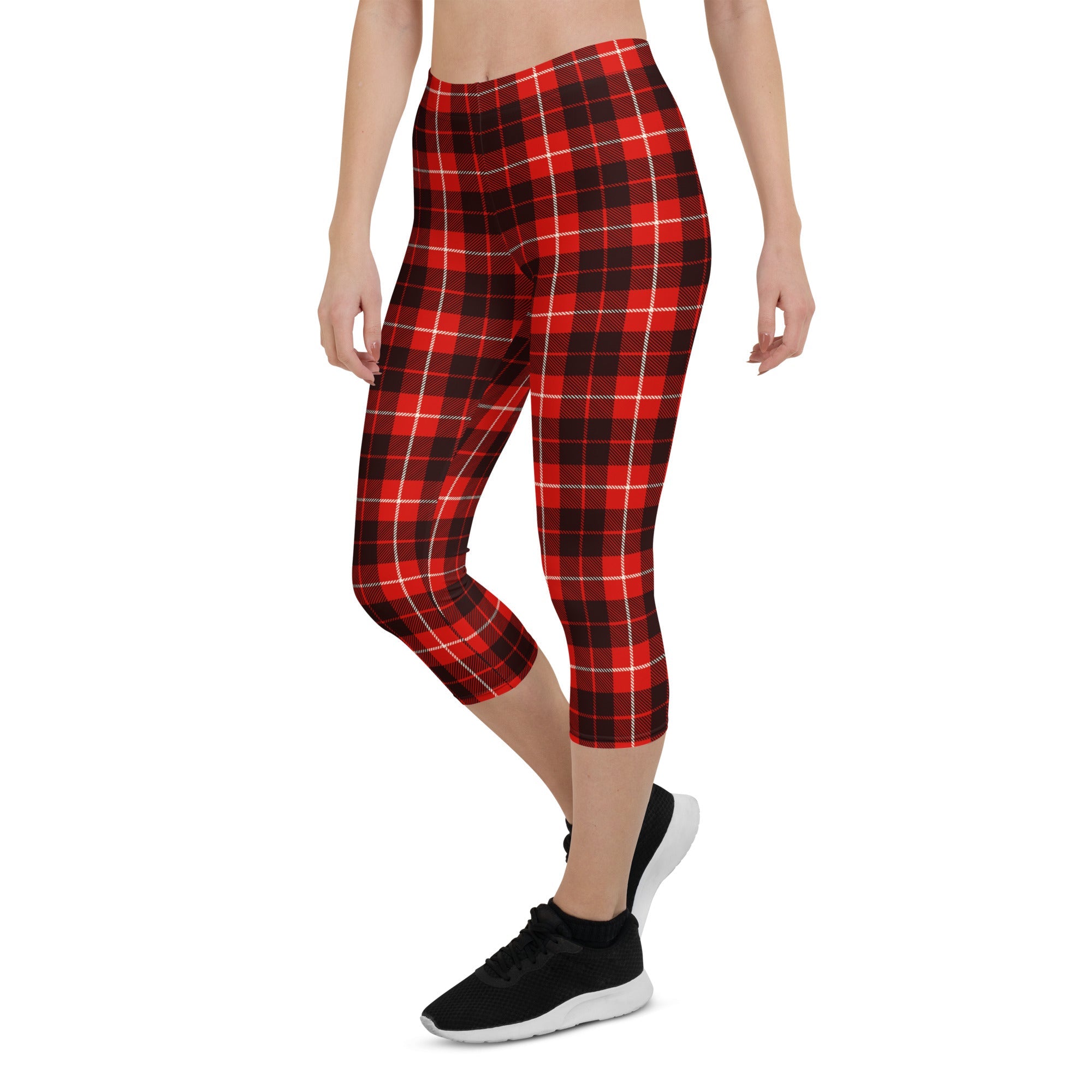 Classic Red Tartan Capris