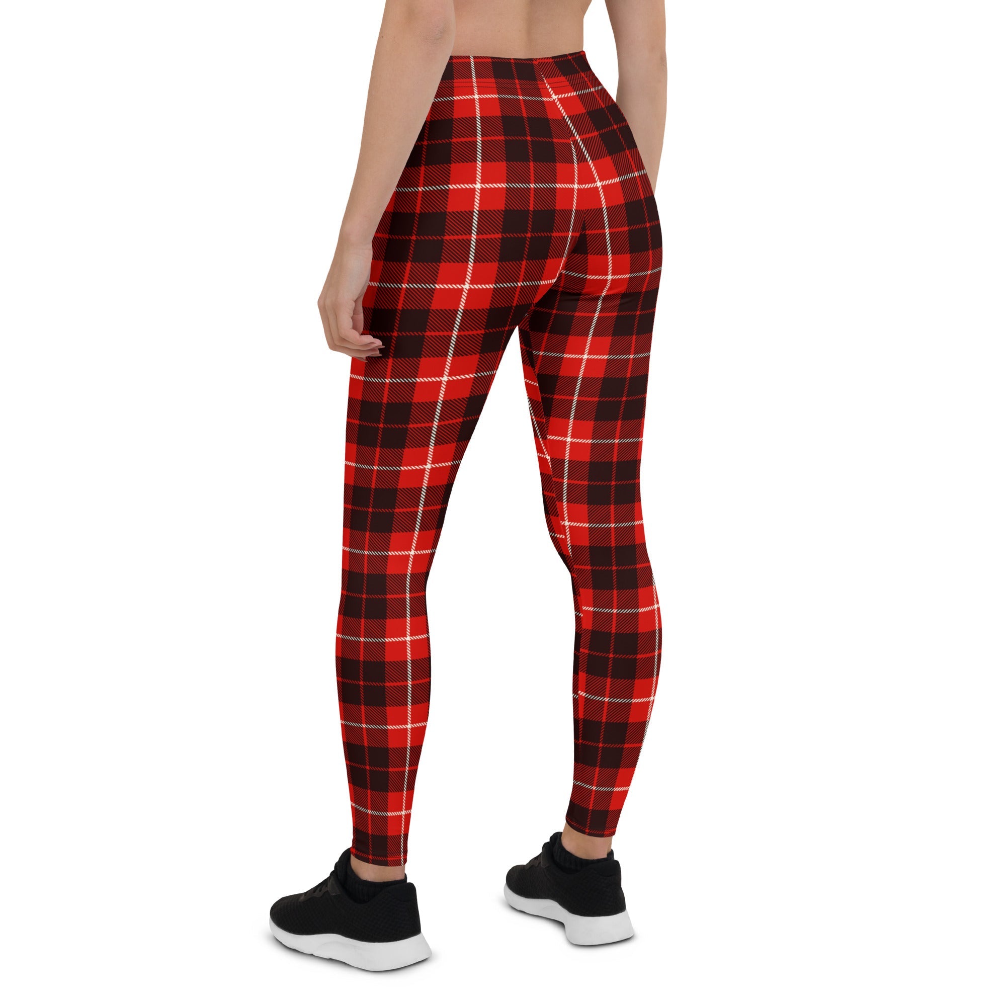 Classic Red Tartan Leggings