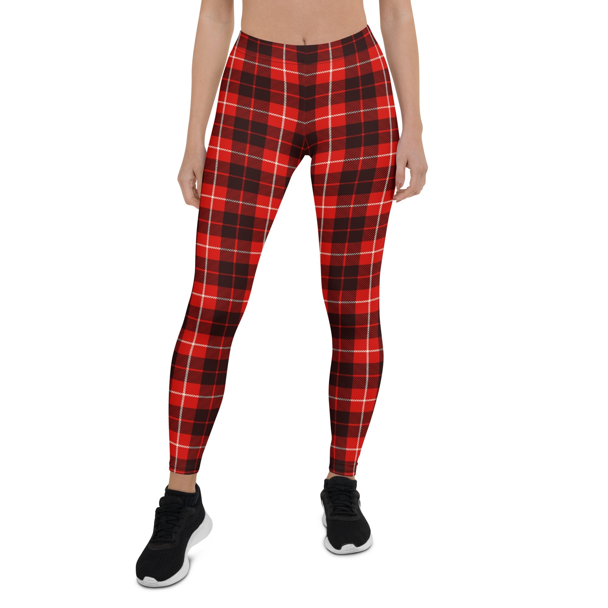 Classic Red Tartan Leggings