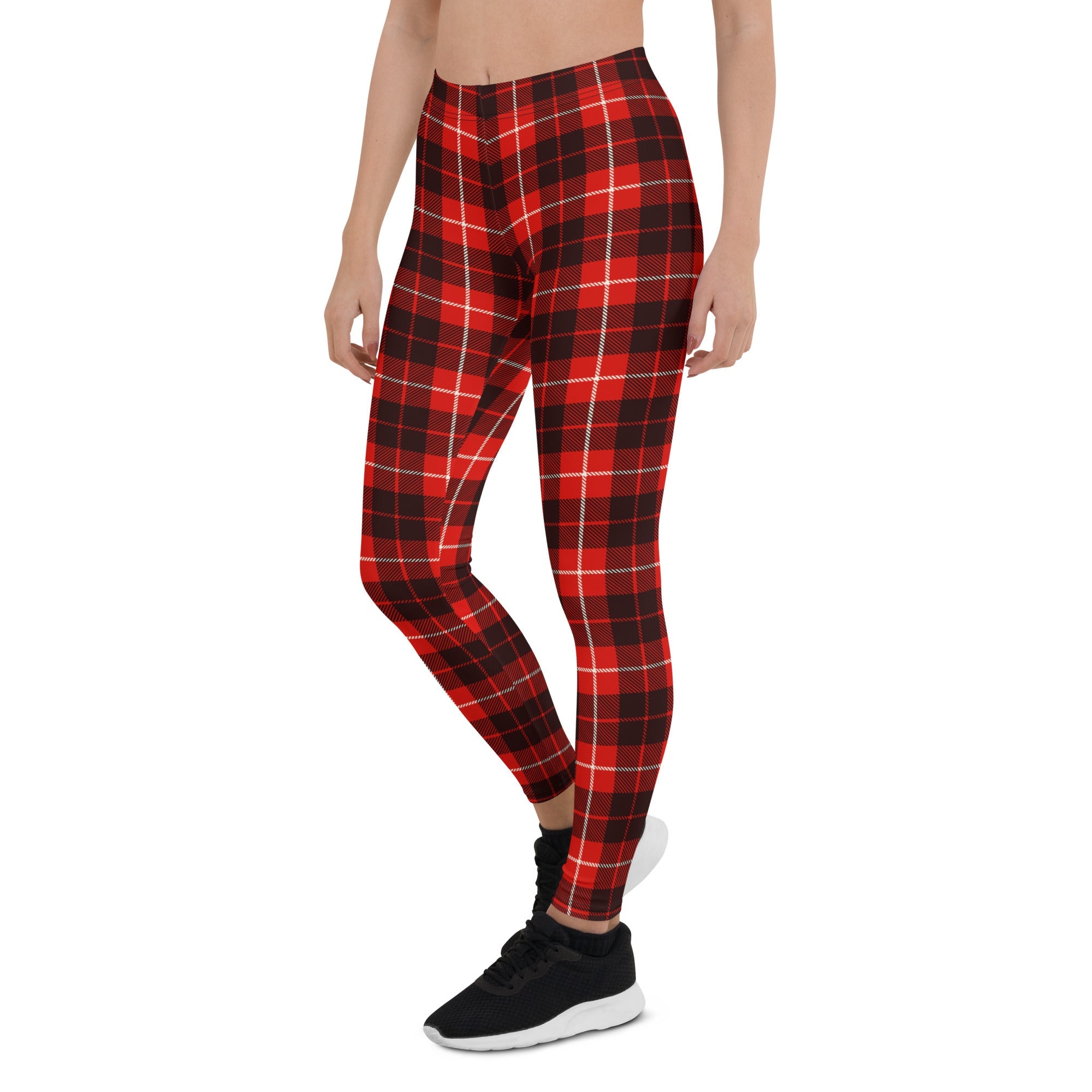 Classic Red Tartan Leggings