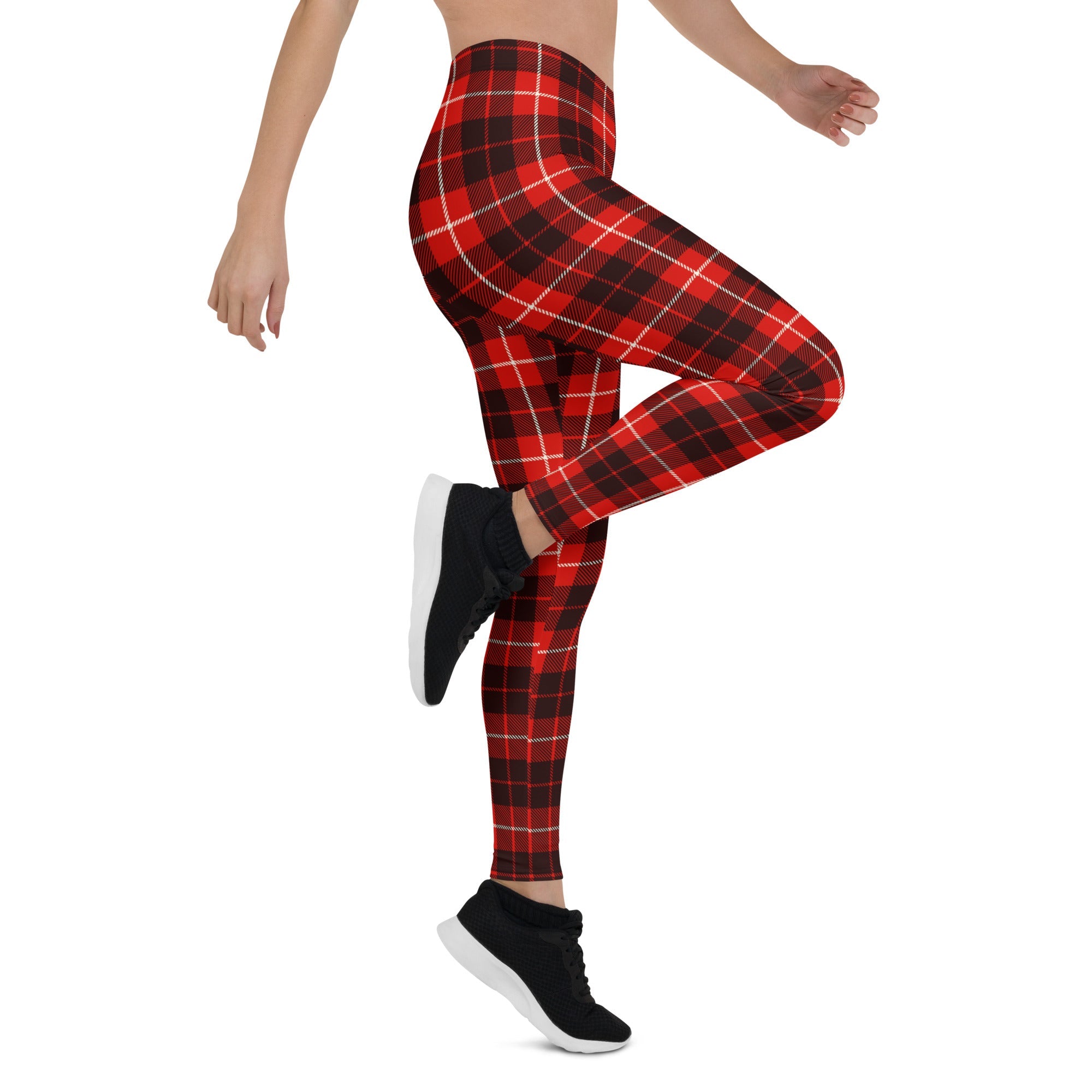 Classic Red Tartan Leggings