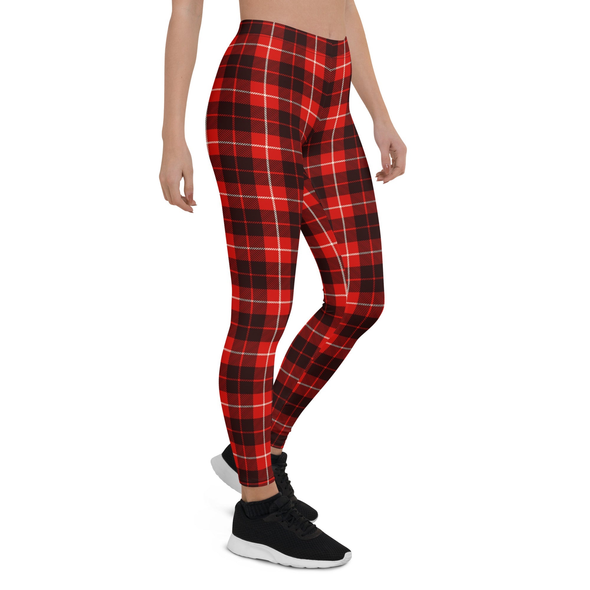 Classic Red Tartan Leggings