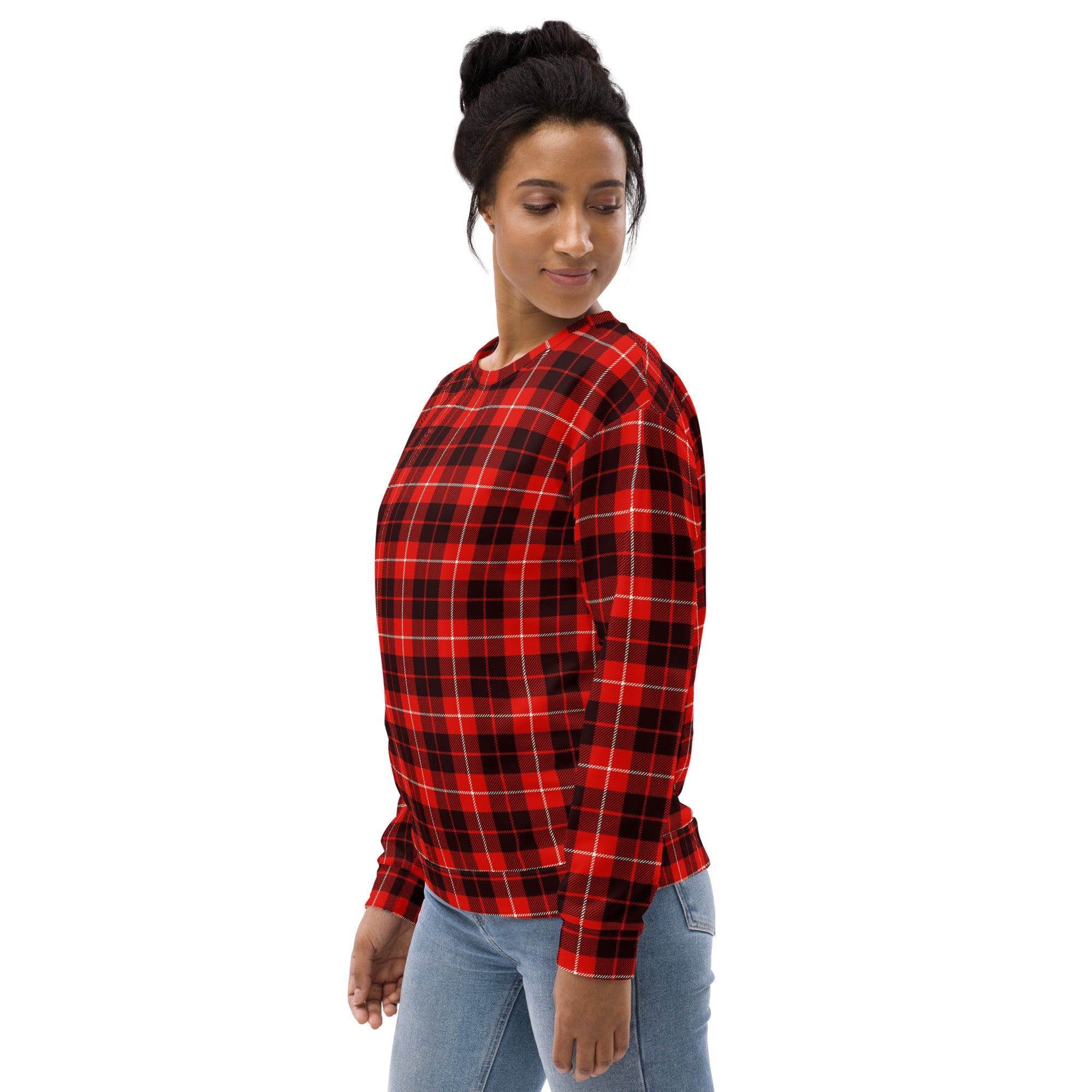 Classic Red Tartan Sweatshirt