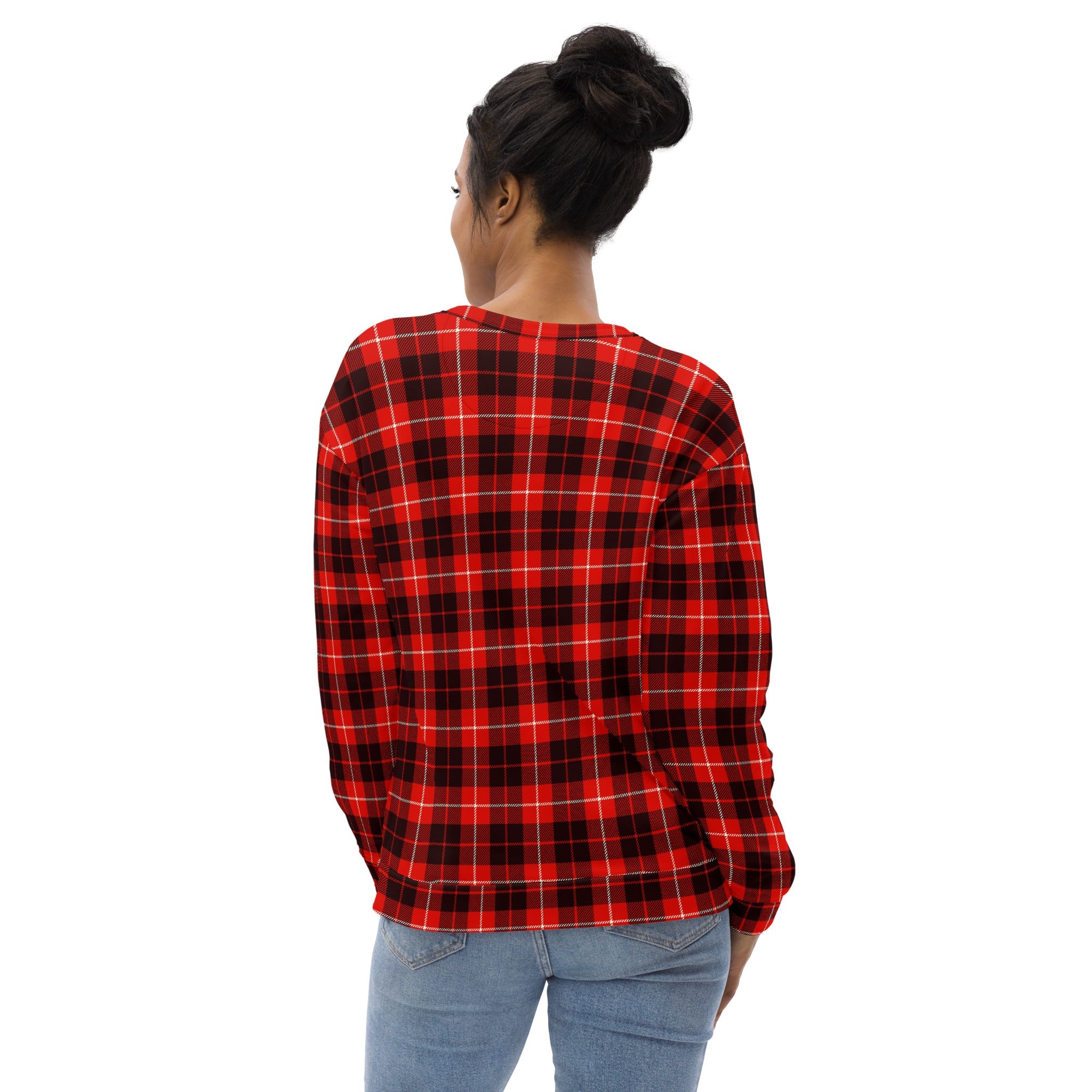 Classic Red Tartan Sweatshirt