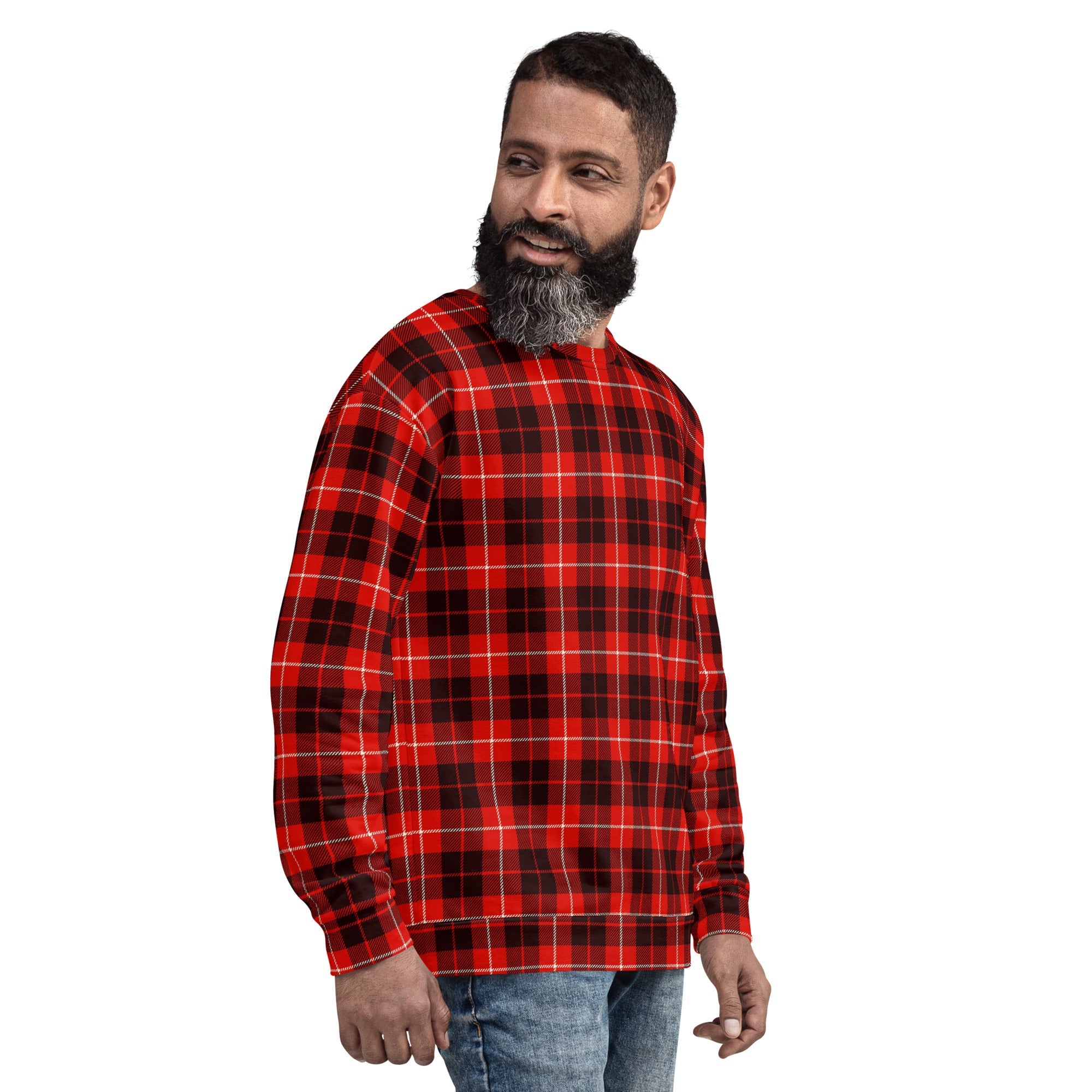 Classic Red Tartan Sweatshirt