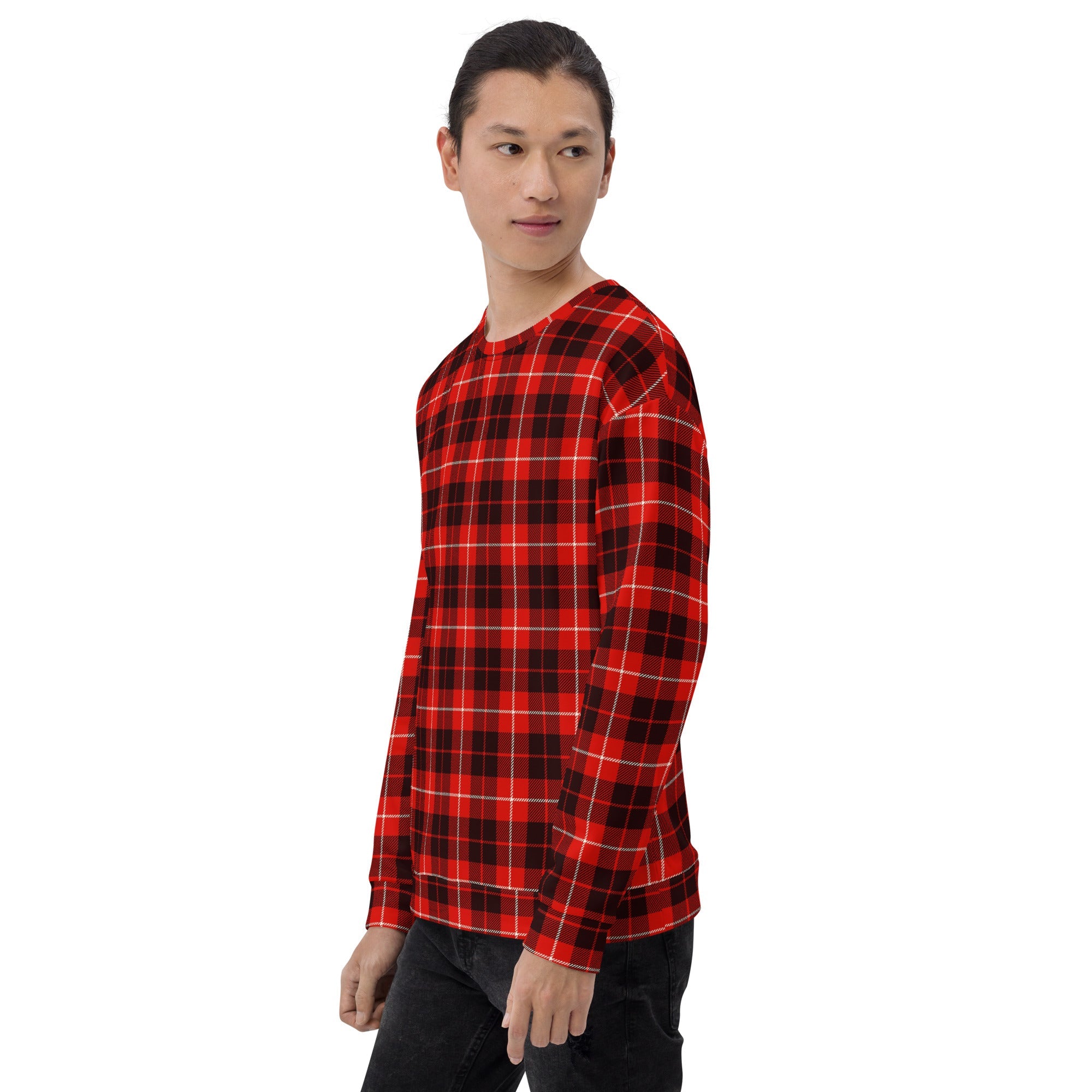 Classic Red Tartan Sweatshirt