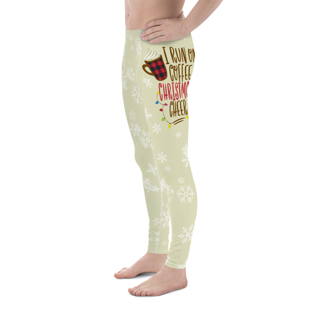 Coffee & Christmas Cheer Men's Leggings