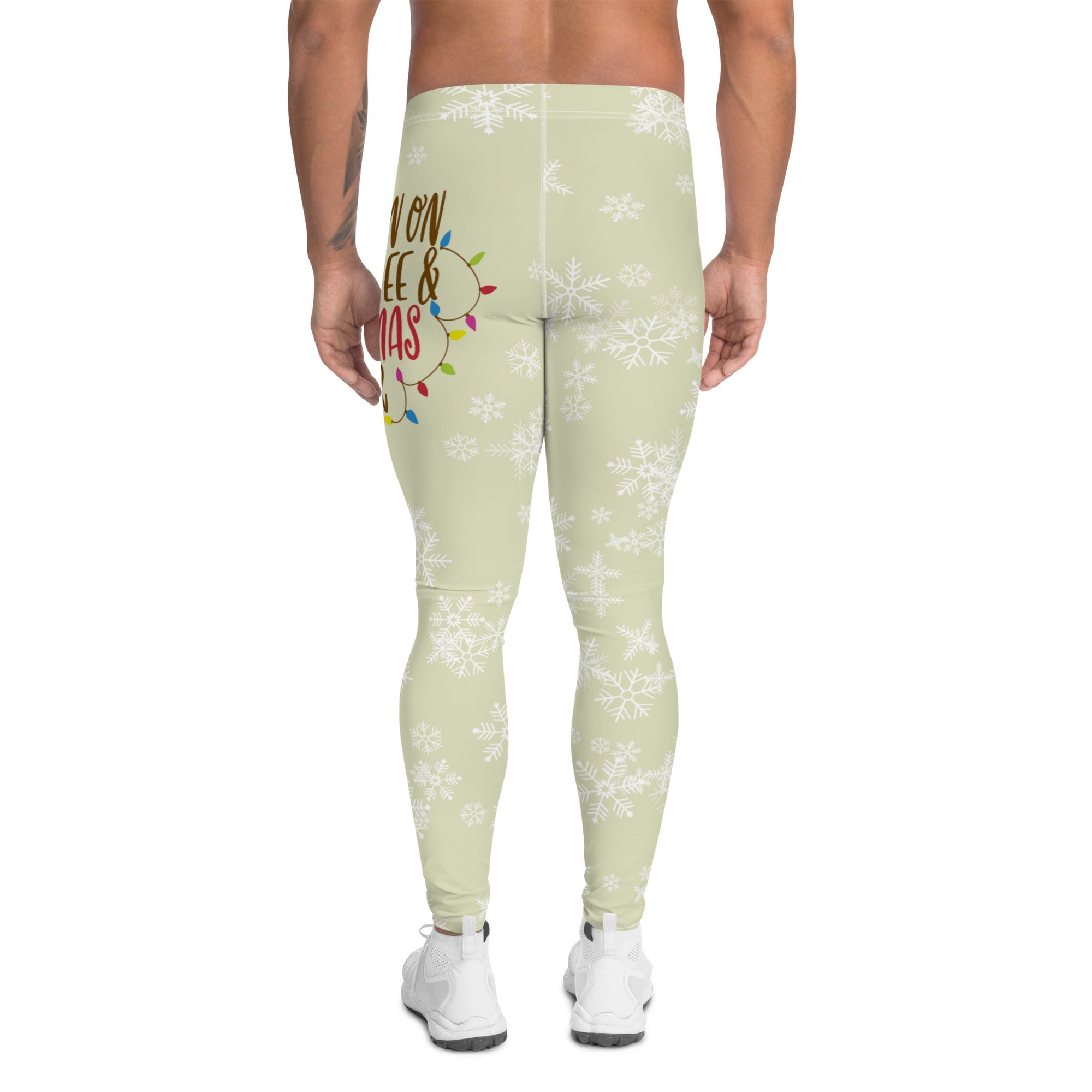 Coffee & Christmas Cheer Men's Leggings