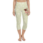 Coffee & Christmas Cheer Yoga Capris
