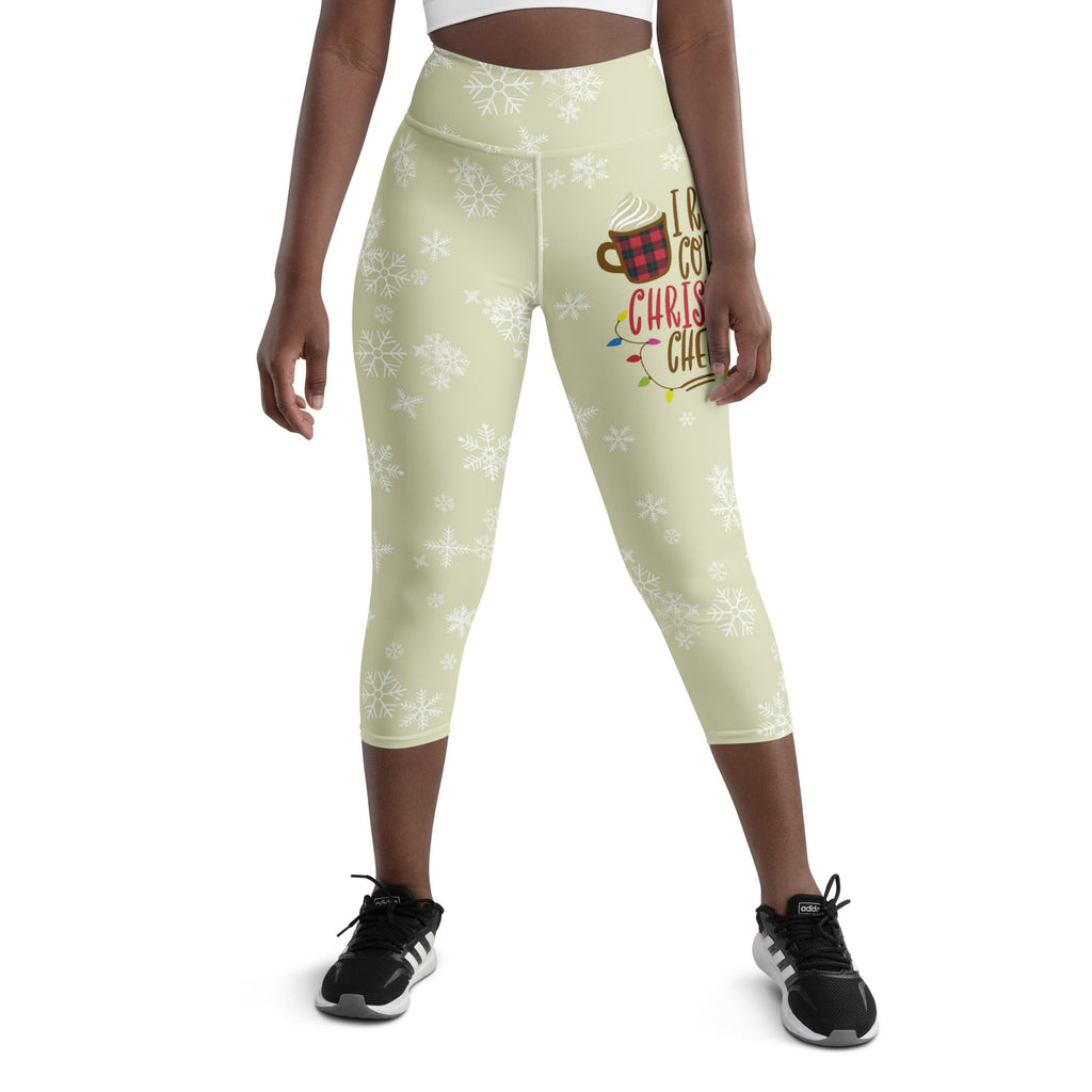 Coffee & Christmas Cheer Yoga Capris