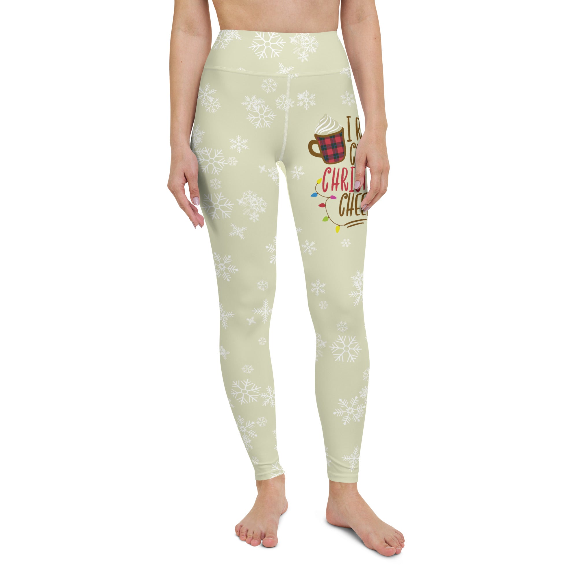 Coffee & Christmas Cheer Yoga Leggings