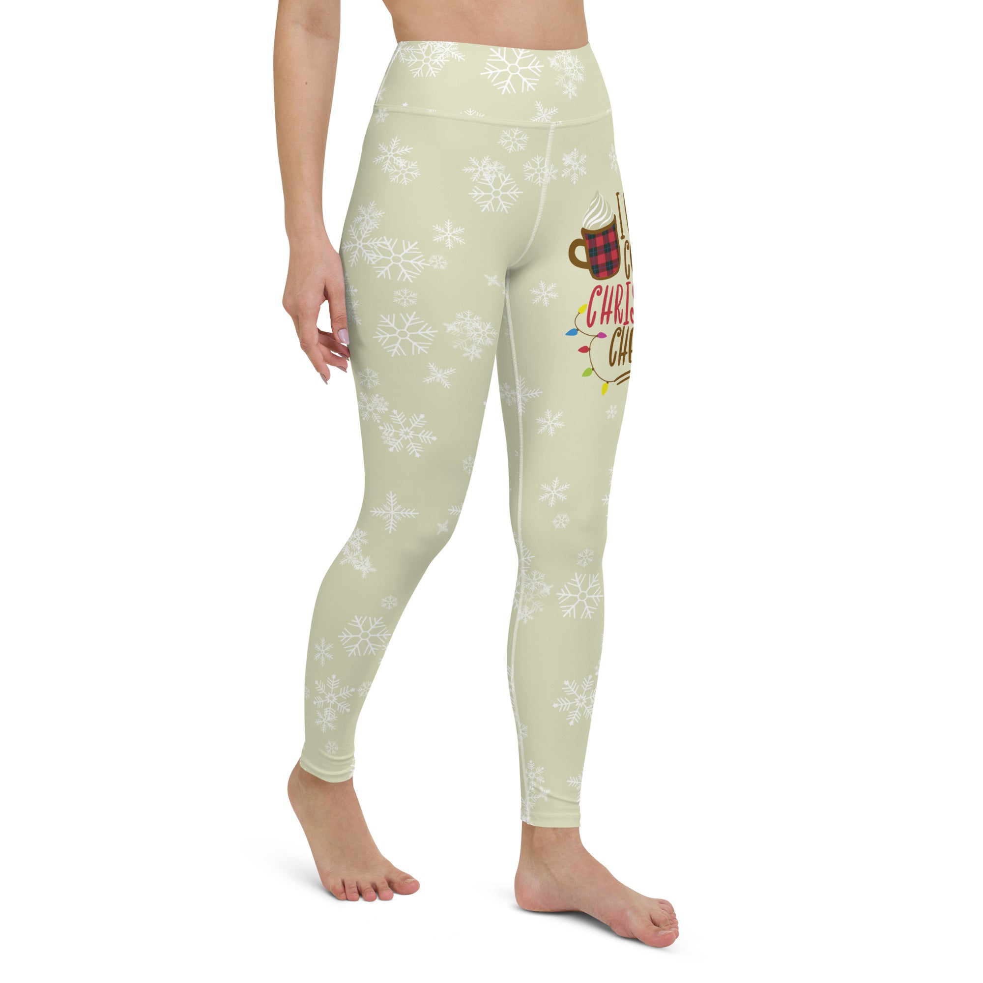 Coffee & Christmas Cheer Yoga Leggings