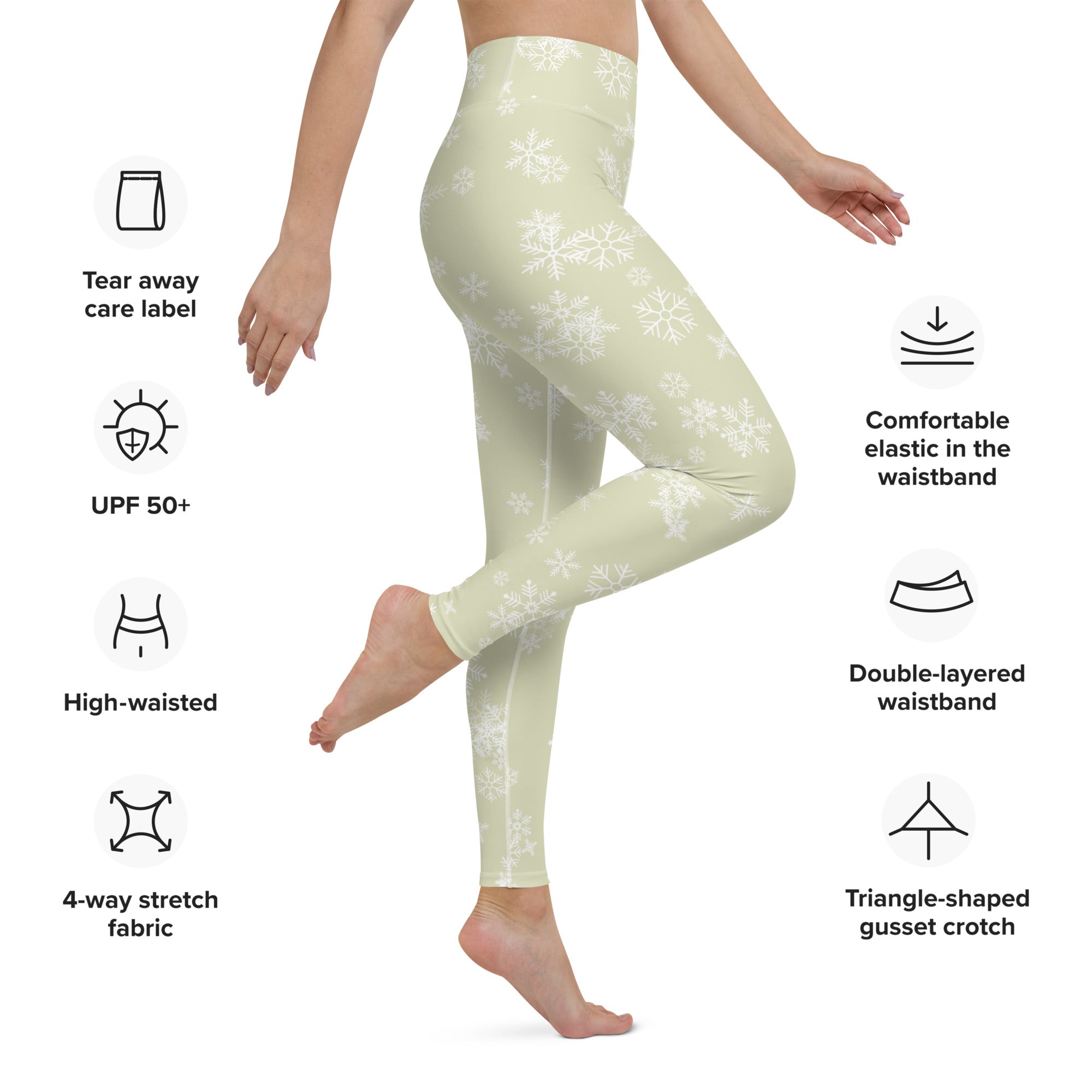 Coffee & Christmas Cheer Yoga Leggings