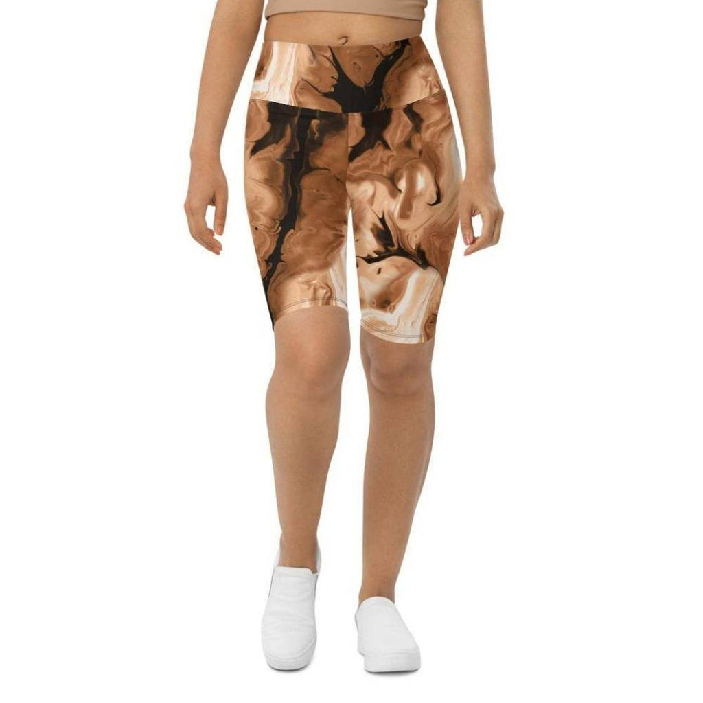 Coffee Essence Biker Shorts