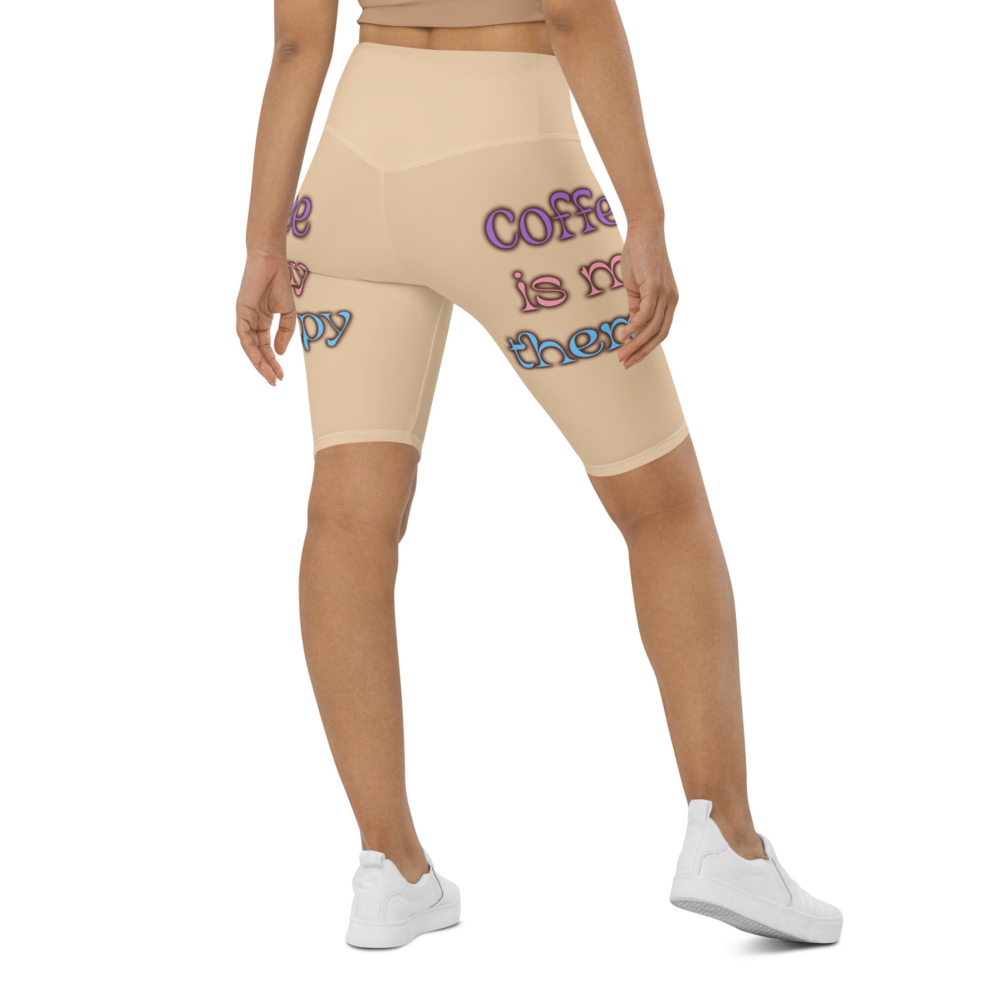 Coffee Is My Therapy Biker Shorts