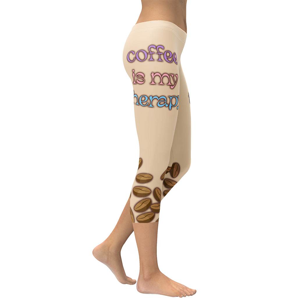 Coffee Is My Therapy Capris