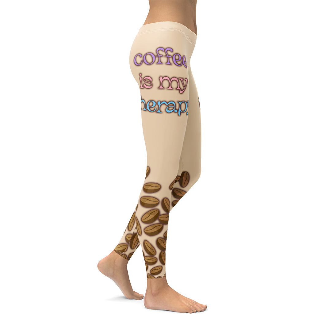 Coffee Is My Therapy Leggings