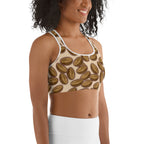 Coffee Is My Therapy Sports Bra
