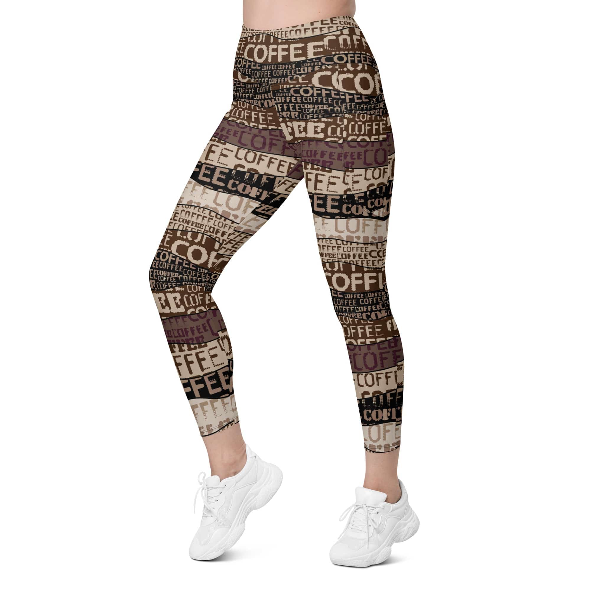 Coffee Leggings With Pockets