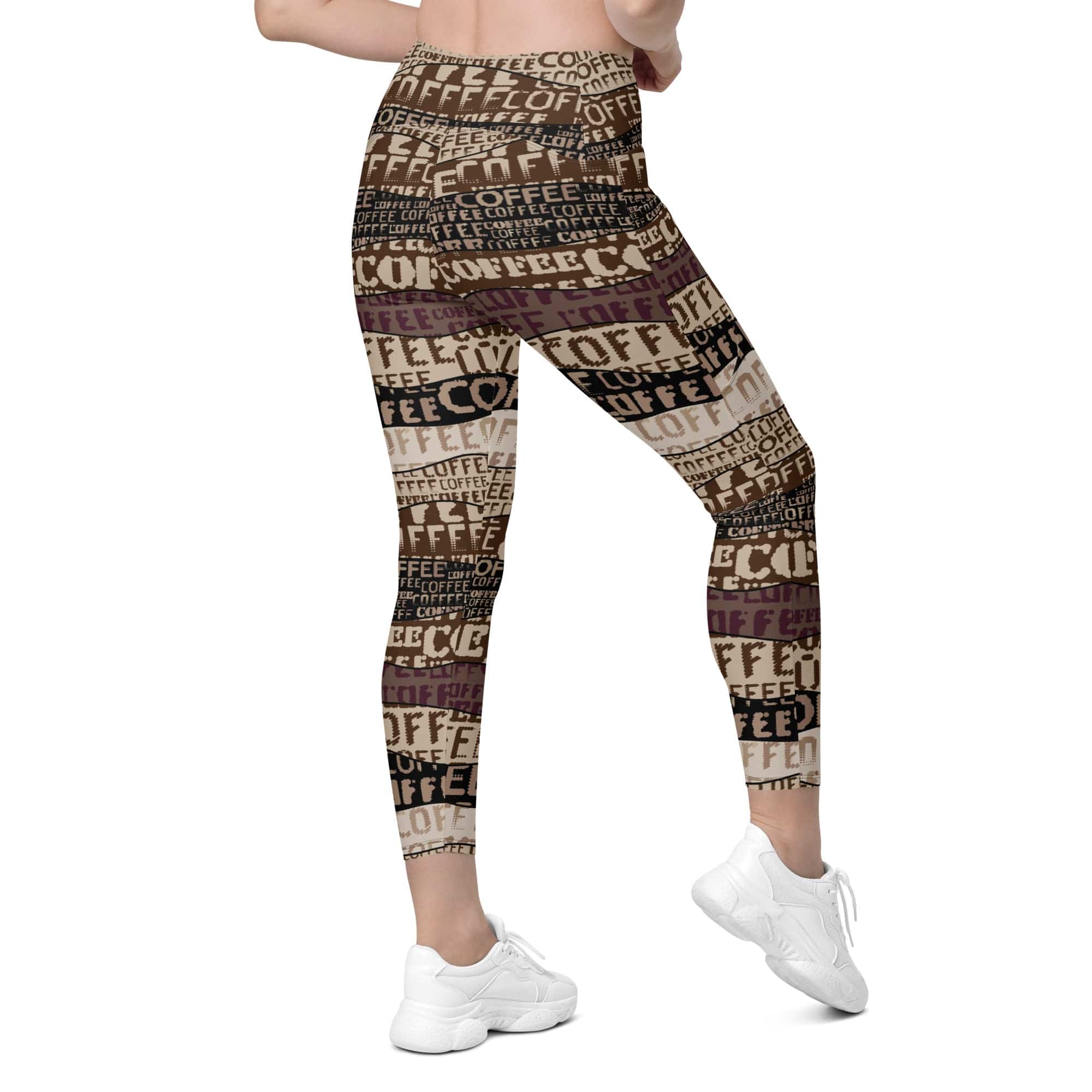 Coffee Leggings With Pockets