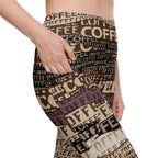 Coffee Leggings With Pockets