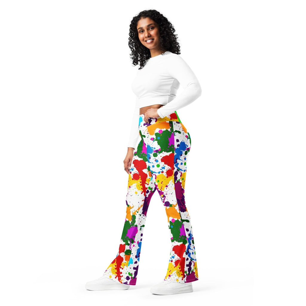 Color Splash Flare Leggings