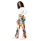 Color Splash Flare Leggings