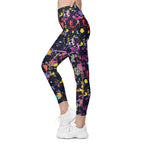 Colorful Abstract Leggings With Pockets