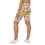 Colorful Birthday Biker Shorts