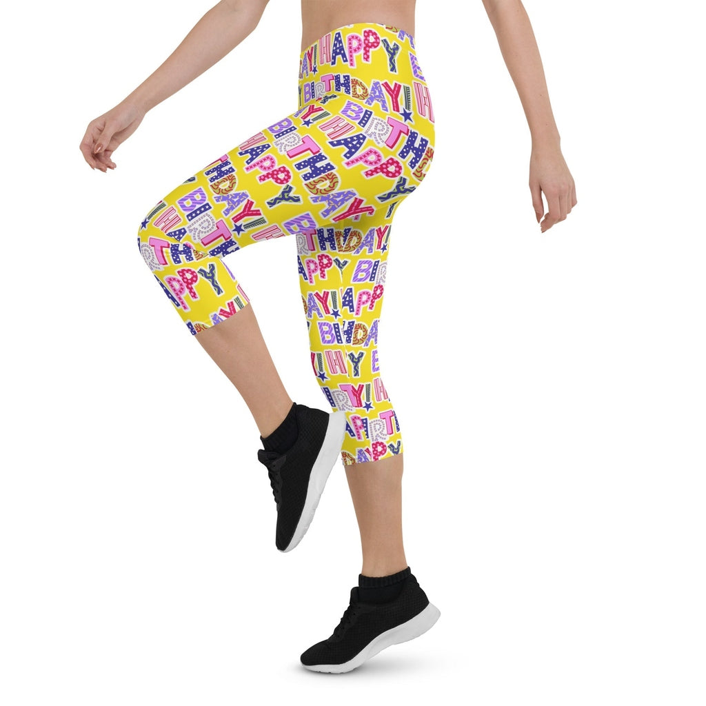 Colorful Birthday Capris
