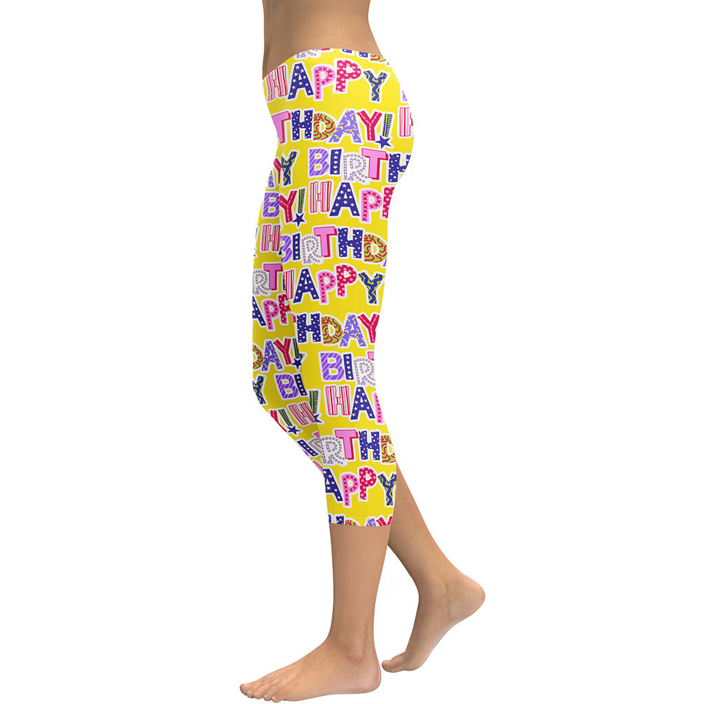 Colorful Birthday Capris