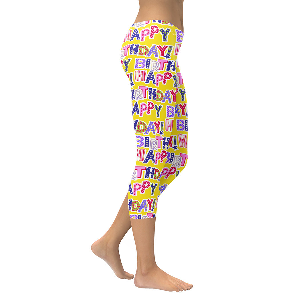 Colorful Birthday Capris