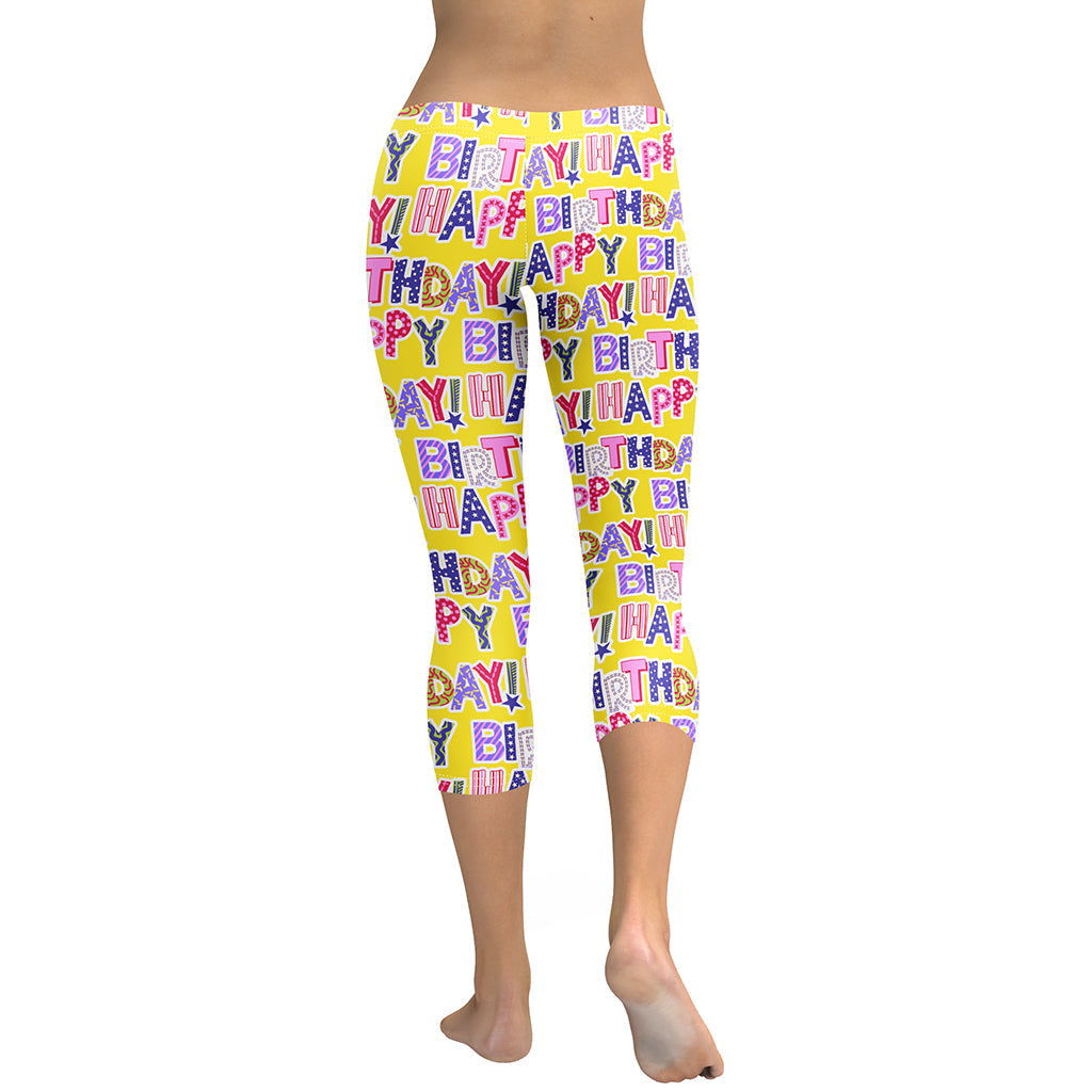 Colorful Birthday Capris