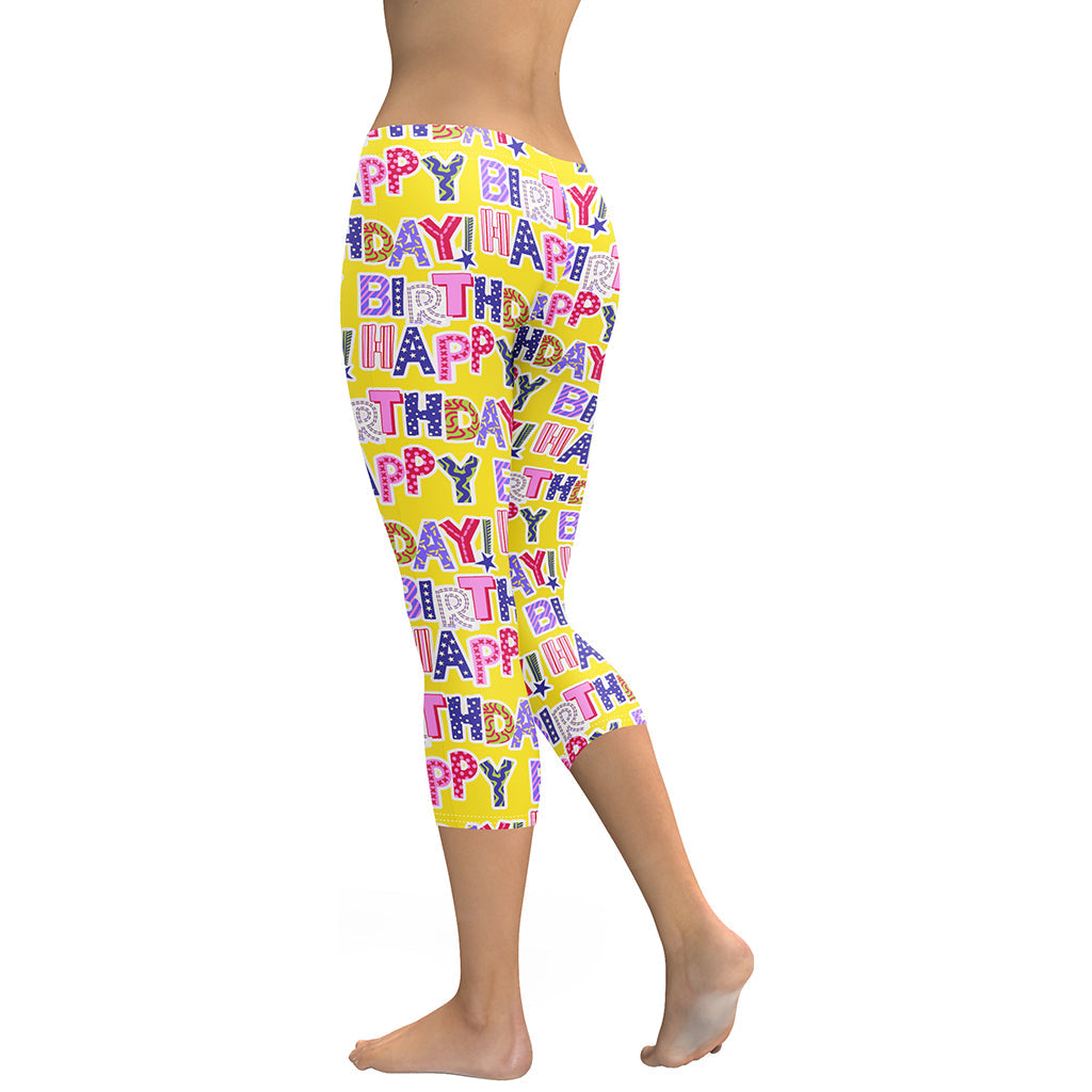 Colorful Birthday Capris