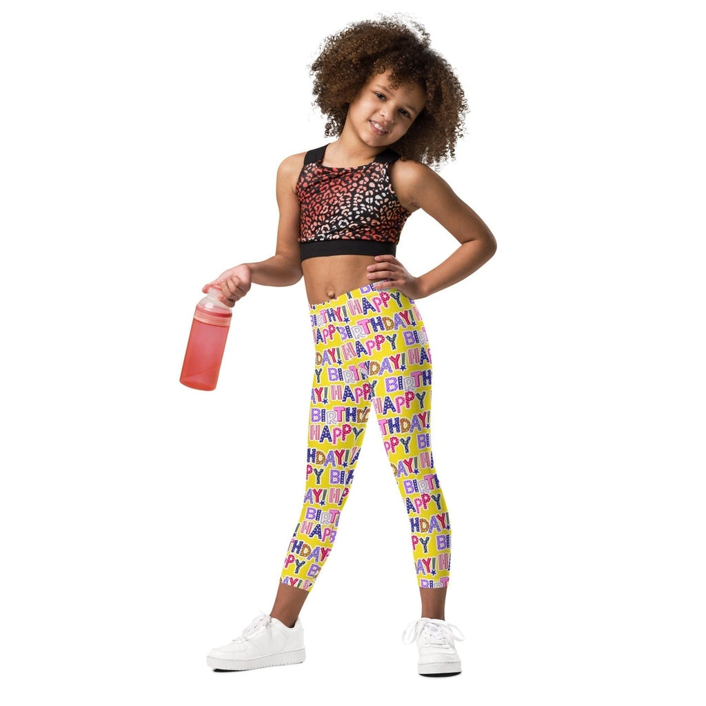 Colorful Birthday Kid's Leggings