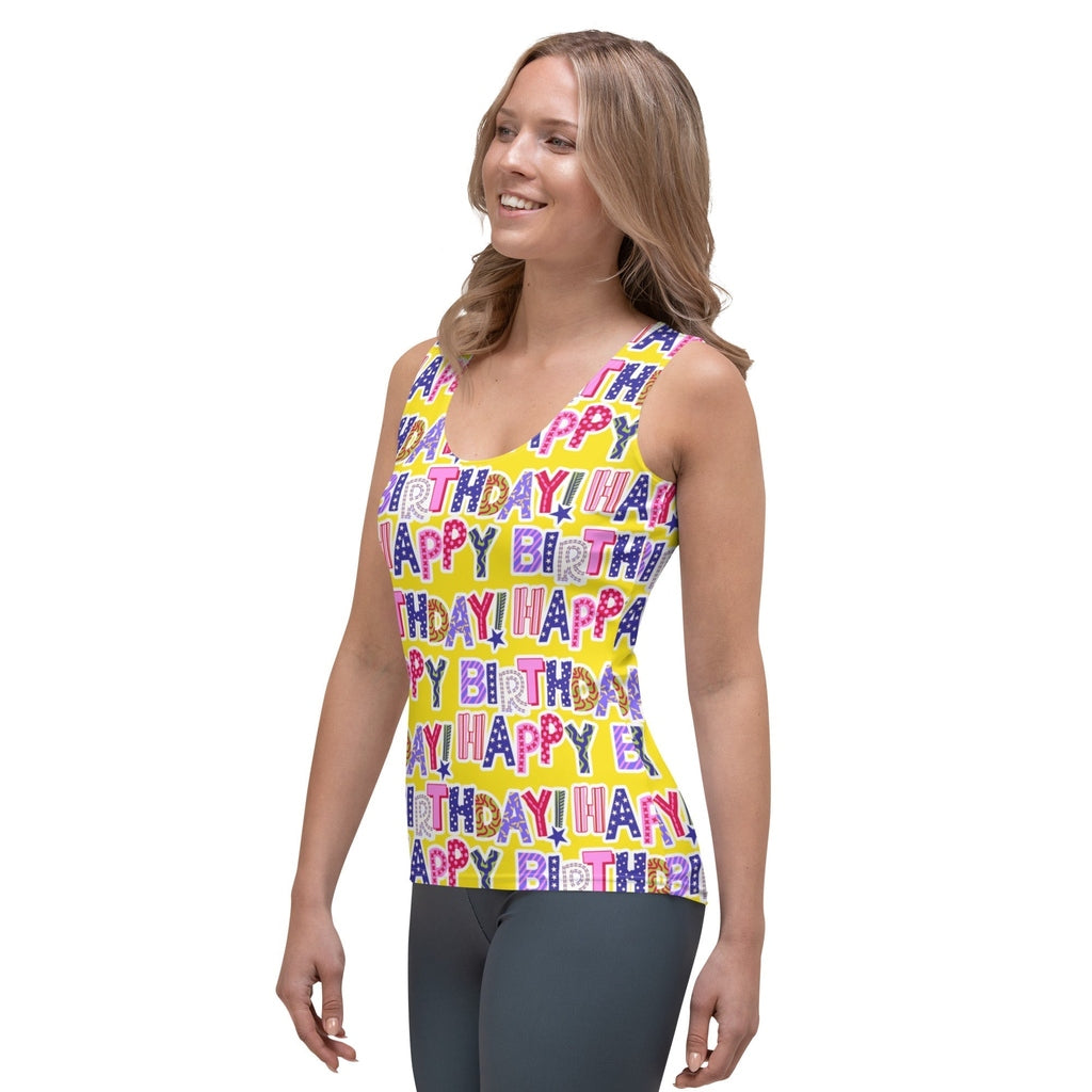 Colorful Birthday Tank Top