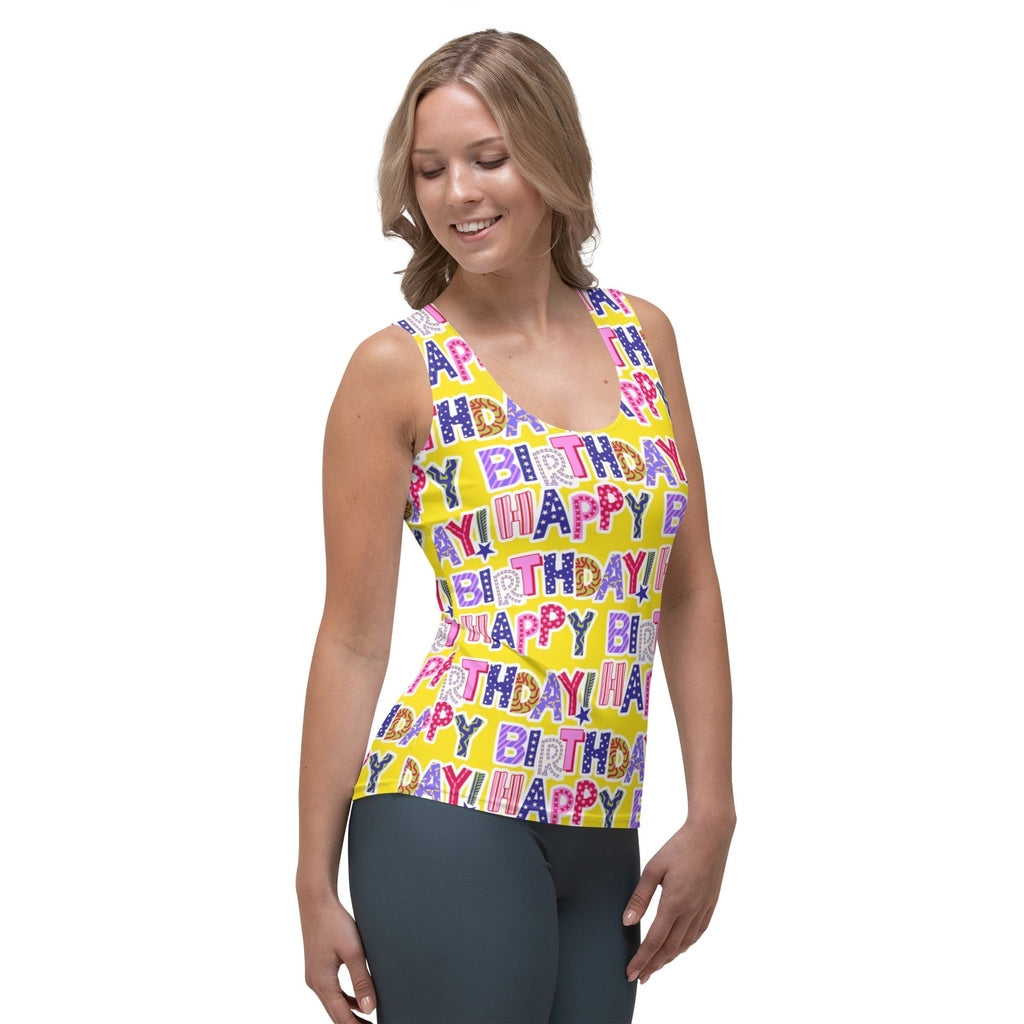 Colorful Birthday Tank Top