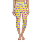 Colorful Birthday Yoga Capris