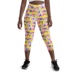 Colorful Birthday Yoga Capris