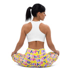 Colorful Birthday Yoga Leggings