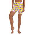 Colorful Birthday Yoga Shorts