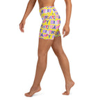 Colorful Birthday Yoga Shorts