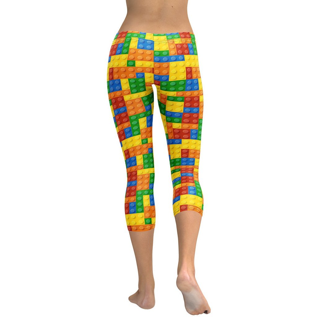 Colorful Blocks Capris