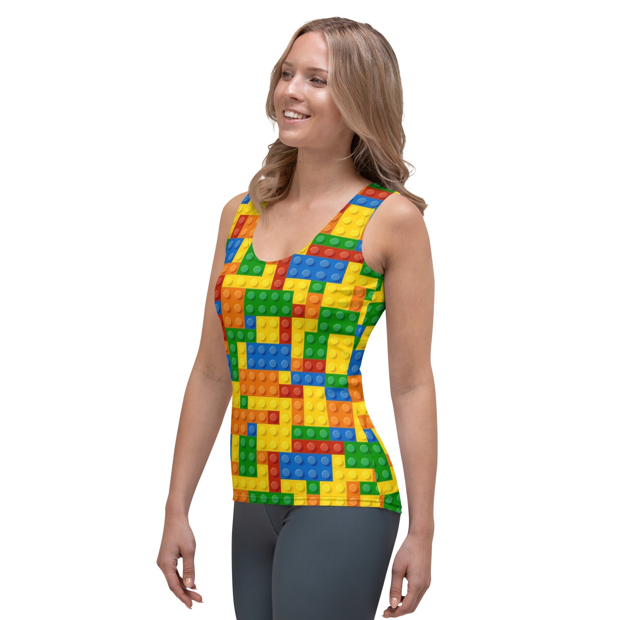 Colorful Blocks Tank Top